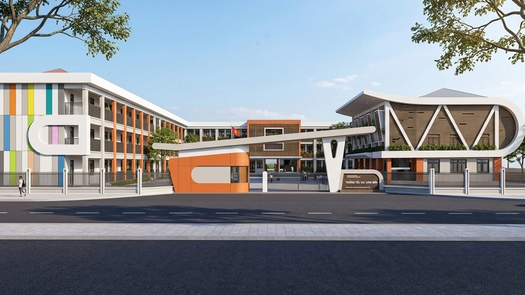 Phối cảnh hoàn thiện sau AI RENDER